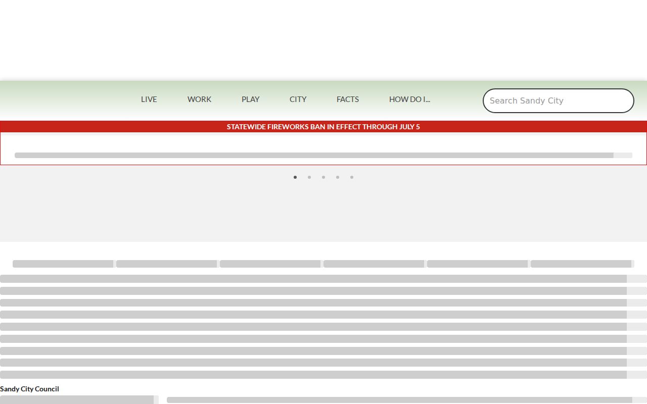 Sandy residents directory city reference