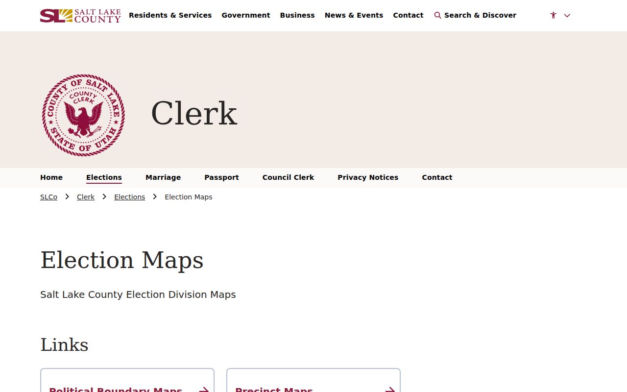 Sandy neighbors Salt Lake County district and parcel map
